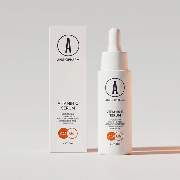 ANGIOPHARM Vitamin C Serum 30ml – Serum dưỡng sáng, chống oxy hóa và hỗ trợ cải thiện độ săn chắc