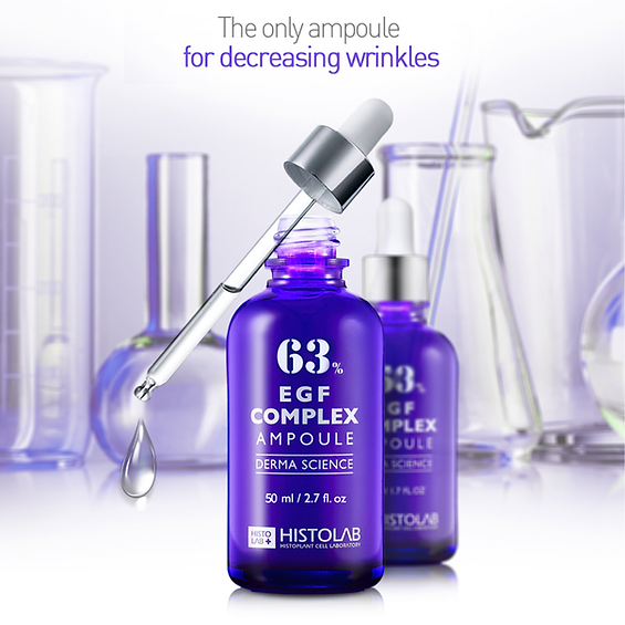 Histolab 63% EGF Complex Ampoule – Tinh Chất Hỗ Trợ Làm Mờ Nếp Nhăn, Tăng Cường Độ Đàn Hồi Và Nuôi Dưỡng Da Tươi Trẻ