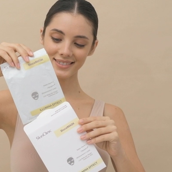 SKINCLINIC BIOCELMASK ILLUMINA EFFECT: Mặt Nạ Sinh Học Cấp Tốc - Thắp Sáng & Làm Đều Màu Da