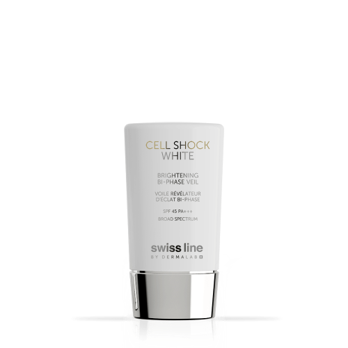 SWISS LINE CSW BRIGHTENING BI-PHASE VEIL PA 45+++ / NHŨ TƯƠNG CHỐNG NẮNG TRẮNG DA SPF 45 PA++ ( 45ML)