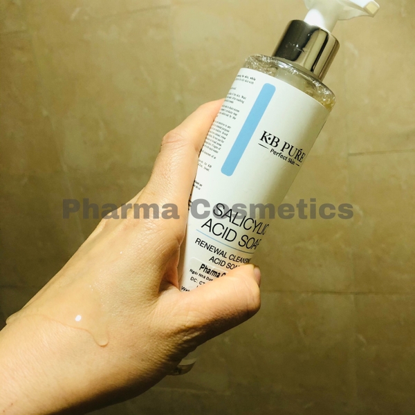 KB PURE SALICYLIC SOAP GEL: TẨY TẾ BÀO CHẾT BHA DẠNG RỬA TRÔI