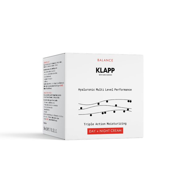 KLAPP Hyaluronic Triple Action Moisture Day + Night Cream: Kem Dưỡng Ẩm Đa Tầng, Phục Hồi Độ Đàn Hồi & Căng Bóng Da