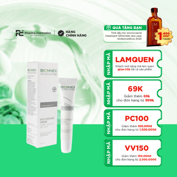 BIONNEX EYE CONTOUR CREAM / KEM DƯỠNG SÁNG TRỊ THÂM VÙNG MẮT