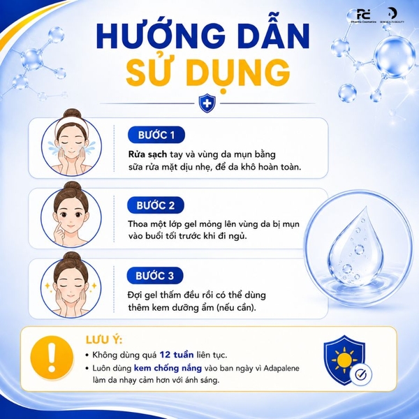 Clindamycine and Adapalene Gel Melacare Acne 15g: Giải Pháp Giảm Mụn Viêm Chuyên Sâu