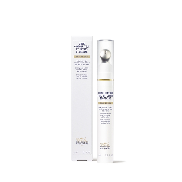 BIOLOGIQUE RECHERCHE CRÈME CONTOUR DES YEUX ET LÈVRES BIOFIXINE / KEM DƯỠNG ĐỂ CHĂM SÓC VÙNG DA QUANH MẮT VÀ MÔI – NHỮNG KHU VỰC DỄ XUẤT HIỆN DẤU HIỆU LÃO HÓA SỚM 15ml