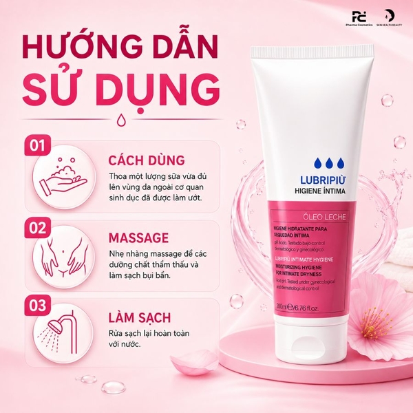Cumlaude Lab Lubripiù Intimate Hygiene: Sữa Rửa Vùng Kín Chuyên Biệt Cho Triệu Chứng Khô Rát