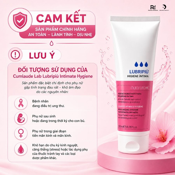 Cumlaude Lab Lubripiù Intimate Hygiene: Sữa Rửa Vùng Kín Chuyên Biệt Cho Triệu Chứng Khô Rát