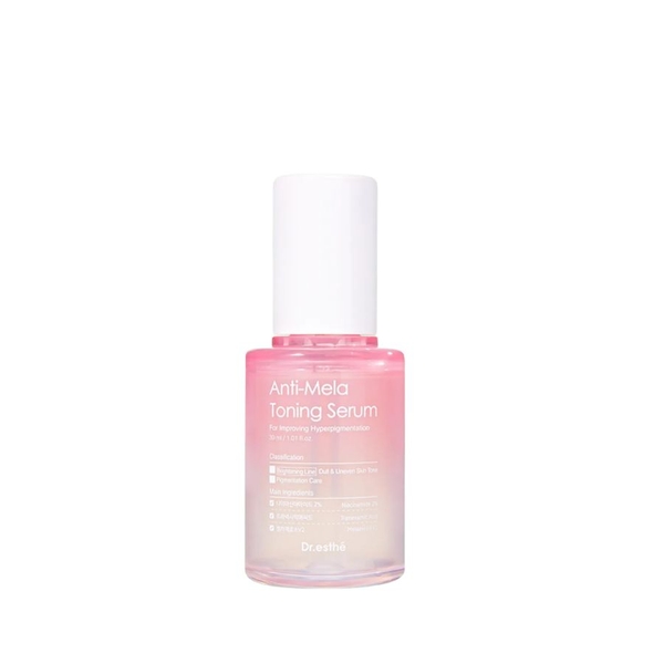 Dr.esthe Anti-Mela 3点セット DR.ESTHE ANTI-MELA TONING SERUM: Tinh Chất Dưỡng Sáng Toàn Diện