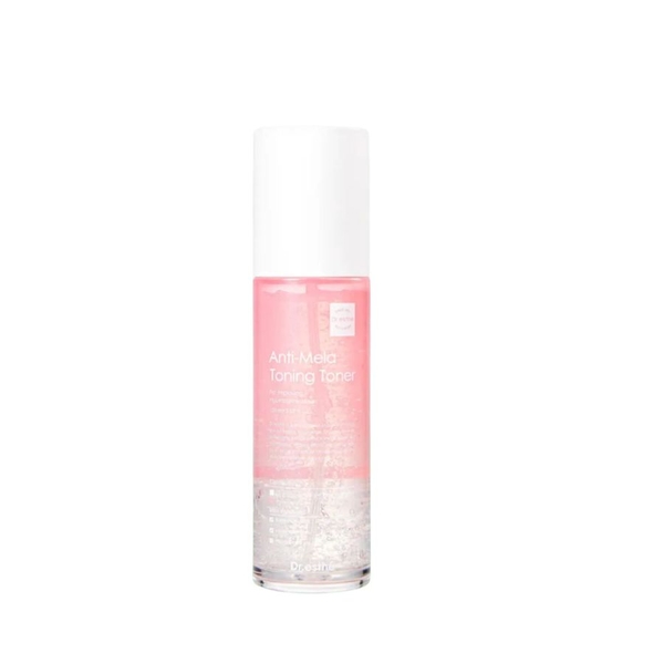DR.ESTHE ANTI-MELA TONING TONER: Xịt Khoáng Dưỡng Sáng Da, Làm Mờ Đốm Nâu Cho Làn Da Ẩm Mượt Tức Thì