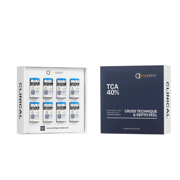 HYAESTIC CROSS TECHNIQUE & DEPTH PEEL TCA 40% - Bộ Peel Chuyên Nghiệp Điều Trị Lão Hóa, Làm Sáng Da