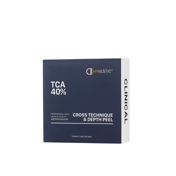 HYAESTIC CROSS TECHNIQUE & DEPTH PEEL TCA 40% - Bộ Peel Chuyên Nghiệp Điều Trị Lão Hóa, Làm Sáng Da