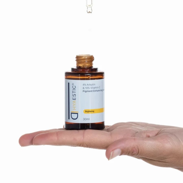 HYAESTIC PIGMENT ENHANCING SERUM: Tinh Chất Trị Nám & Trẻ Hóa Chuyên Sâu Với 4% Arbutin & 10% Vitamin C