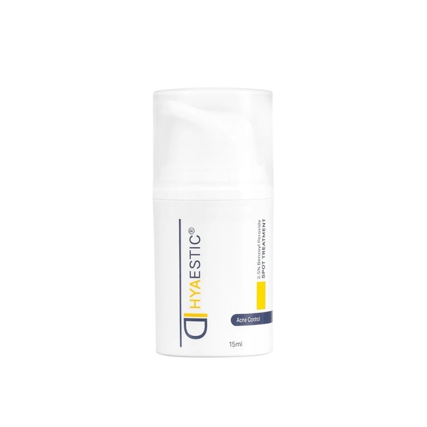 HYAESTIC SPOT TREATMENT 2.5% BENZOYL PEROXIDE: Hỗ Trợ Giảm Mụn Hiệu Quả & Nhanh Chóng