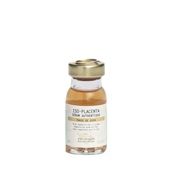 BIOLOGIQUE RECHERCHE SÉRUM ISO-PLACENTA / TINH CHẤT TÁI TẠO VÀ PHỤC HỒI LÀN DA ĐANG ĐỐI MẶT VỚI CÁC VẤN ĐỀ VỀ MỤN VÀ VẾT THÂM 8ml