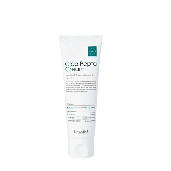 DR.ESTHE CICA PEPTA CREAM: Kem Phục Hồi Chuyên Sâu - Tái Tạo & Bảo Vệ Da Sau Trị Liệu