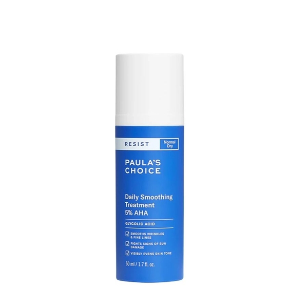 PAULA'S CHOICE DAILY SMOOTHING TREATMENT WITH 5% AHA: Loại Bỏ Tế Bào Chết, Tái Tạo Làn Da Mềm Mịn & Rạng Rỡ