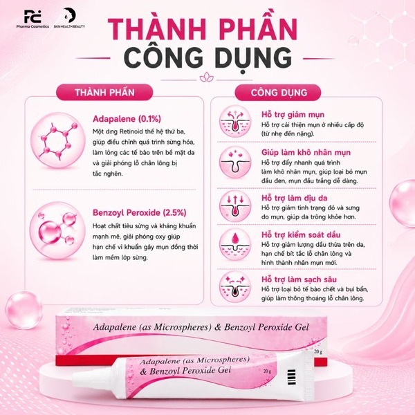 Deriva-BPO Gel: Giải Pháp Giảm Mụn Trứng Cá, Kháng Viêm Và Giải Phóng Lỗ Chân Lông
