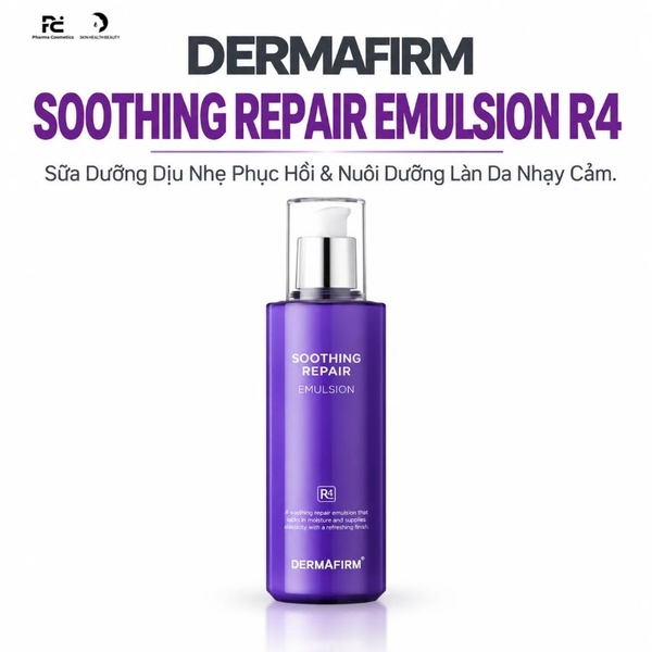 DERMAFIRM SOOTHING REPAIR EMULSION R4 / SỮA DƯỠNG PHỤC HỒI DA