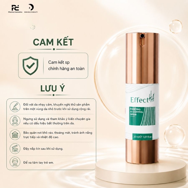 EFFECTHA PURIFYING AC CONTROL SERUM: Huyết Thanh Thanh Lọc & Kiểm Soát Mụn Hiệu Quả Cho Làn Da Sáng Khỏe