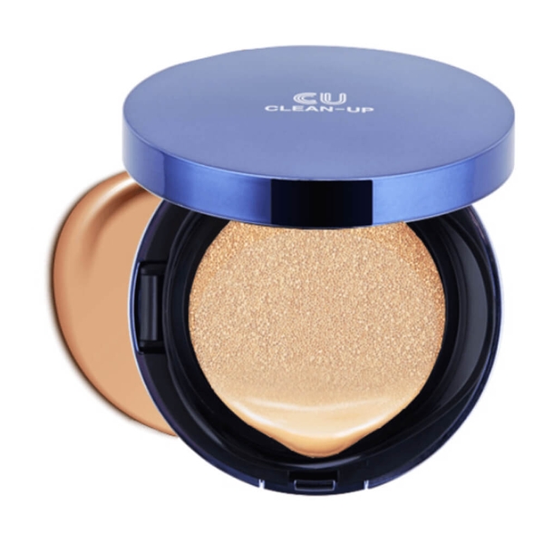 CUSKIN CLEAN-UP SKINFIT CUSHION PACT SPF 50+ PA+++ 15 G + 15 G / PHẤN NƯỚC LÀN DA HOÀN HẢO KHÔNG TÌ VẾT 