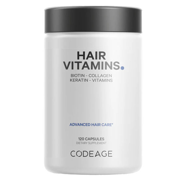 Codeage Hair Vitamins (120 Viên) – ​​​​​​​Viên Uống Hỗ Trợ Mọc Tóc  Công Thức Toàn Diện Cho Mái Tóc Chắc Khỏe