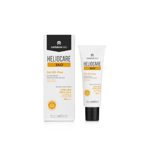 HELIOCARE 360º GEL OIL-FREE SPF 50+: Kem Chống Nắng Phổ Rộng - Kiểm Soát Dầu & Bảo Vệ Toàn Diện Cho Da Dầu Mụn