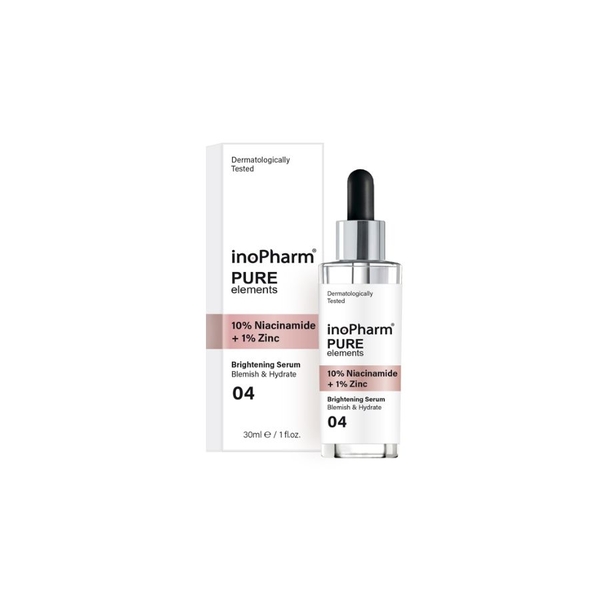 INOPHARM 10% NIACINAMIDE + 1% ZINC: Tinh Chất Dưỡng Ẩm, Giảm Mụn & Sáng Da Toàn Diện