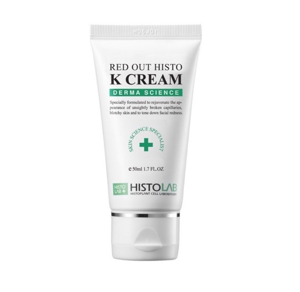Histolab Red Out Histo K Cream – Kem Dưỡng Dịu Da, Giảm Nhanh Vết Đỏ Vết Bầm Và Hỗ Trợ Nuôi Dưỡng Làn Da Mịn Màng Sau Chăm Sóc Thẩm Mỹ