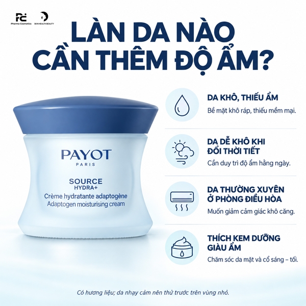 PAYOT CRÈME HYDRATANTE ADAPTOGÈNE ADAPTOGEN MOISTURISING CREAM / KEM DƯỠNG CẤP ẨM VÀ BẢO VỆ DA