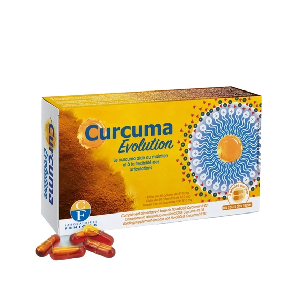 Curcuma Evolution – Viên Uống Hỗ Trợ Duy Trì Sức Khỏe Gan, Xương Khớp Và Tăng Cường Khả Năng Hấp Thu Curcumin