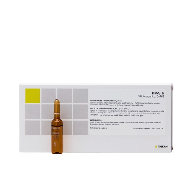 TOSKANI DM-Silk – Tinh Chất Hỗ Trợ Tăng Cường Săn Chắc, Tinh Chỉnh Độ Đàn Hồi Và Cải Thiện Tình Trạng Da Chảy Xệ