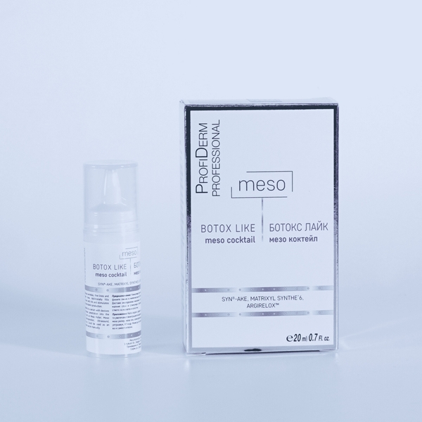 Profiderm Professional BOTOX LIKE Meso Cocktail: Botox Meso Không Kim Đặc Trị Nếp Nhăn & Trẻ Hóa Da Toàn Diện