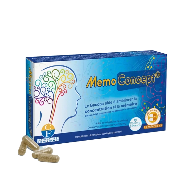 MemoConcept® – Thực Phẩm Bảo Vệ Sức Khỏe Hỗ Trợ Tăng Cường Tập Trung Và Duy Trì Trí Nhớ