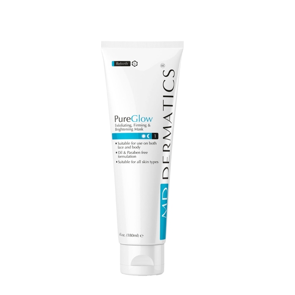 MD Dermatics Pure Glow: Mặt Nạ Đất Sét Làm Trắng, Thanh Lọc & Trẻ Hóa Da Tức Thì