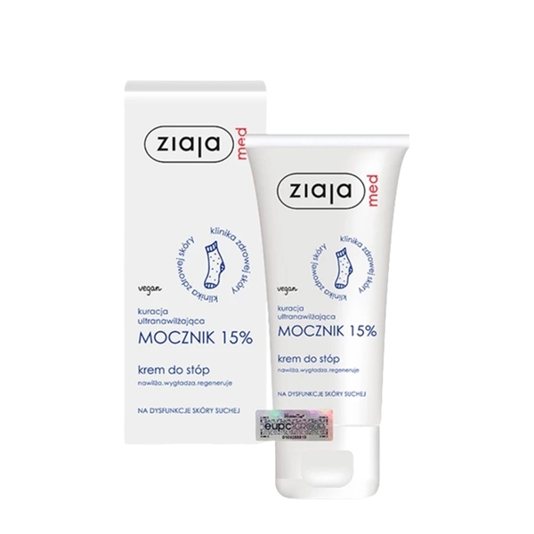 Ziaja Med Mocznik 15% – Kem Đặc Trị Nứt Nẻ Gót Chân, Dày Sừng & Vảy Cá Chuyên Sâu