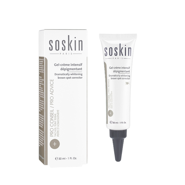 Soskin Dramatically Whitening Brown Spot Corrector: Kem Trị Nám Điểm Tạm Biệt Đốm Nâu Cứng Đầu