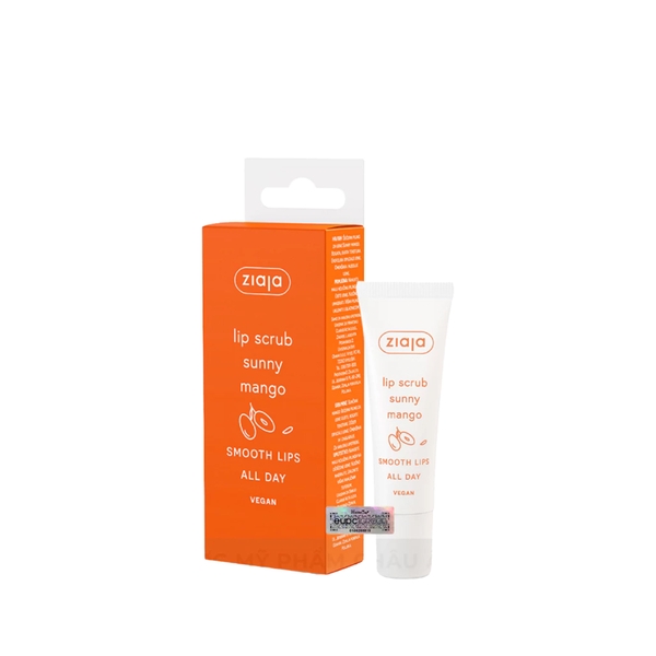 Ziaja Lip Scrub Sunny Mango – Tẩy Tế Bào Chết Môi Hương Xoài Cho Đôi Môi Mềm Mịn