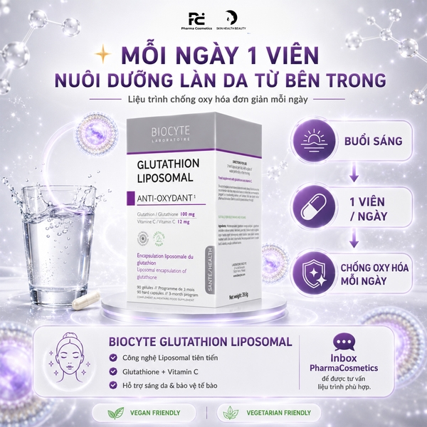glutathion biocyte LIPOSO GELUL 30 BIOCYTE GLUTATHION LIPOSOMAL: Vin Ung