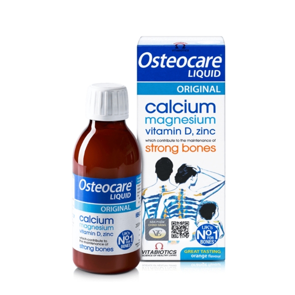 Vitabiotics Osteocare Liquid 200ml – Canxi Nước Số 1 Anh Quốc Giúp Xương Chắc Khỏe 