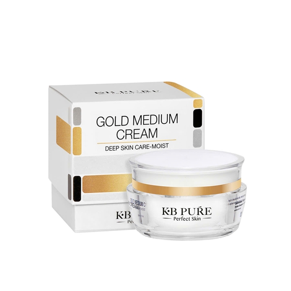 KB PURE GOLD MEDIUM CREAM: Kem Dưỡng Ẩm Chuyên Biệt Chống Lão Hóa Cho Da Dầu & Hỗn Hợp