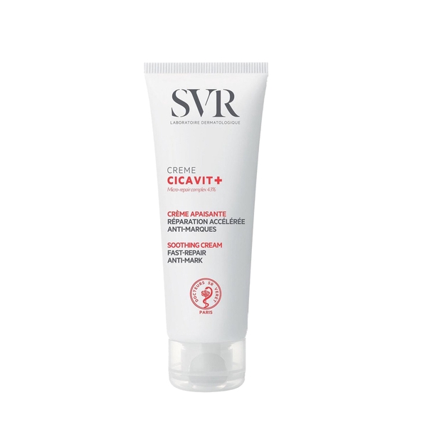 SVR Cicavit+ Creme: Kem Dưỡng Phục Hồi, Làm Dịu Da Kích Ứng Và Tái Tạo Da Gấp 7 Lần