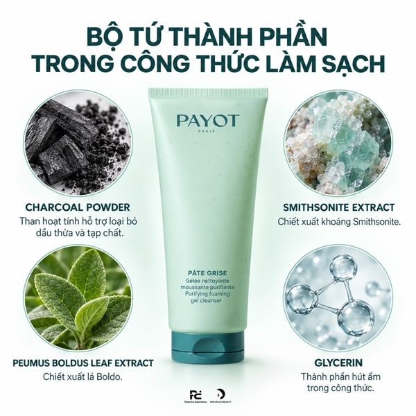 PAYOT Purifying Foaming Gel Cleanser / GEL RỬA MẶT TẠO BỌT THANH LỌC DA