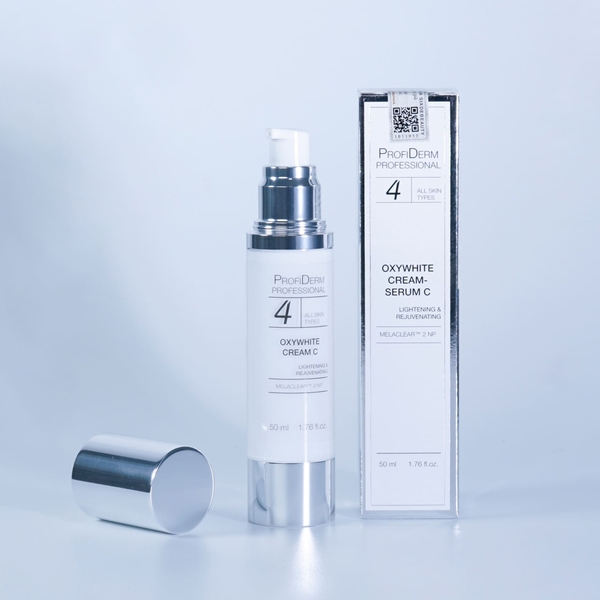 Profiderm Professional OXYWHITE CREAM C: Kem Dưỡng Trắng Da Oxy Tươi & Vitamin C Thế Hệ Mới