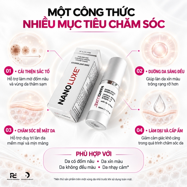 NANOLUXE DARK SPOT REMOVER / KEM TRỊ NÁM CHO DA NHẠY CẢM 