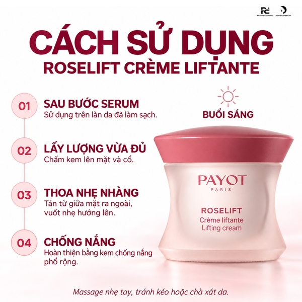 PAYOT Roselift Crème Liftante – Kem dưỡng ban ngày hỗ trợ nâng cơ và tăng vẻ săn chắc