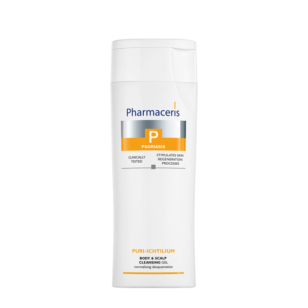 PHARMACERIS PURI - ICHTLIUM: Gel Tắm Gội Chuyên Biệt - Giữ Ẩm & Hỗ Trợ Giảm Triệu Chứng Vảy Nến