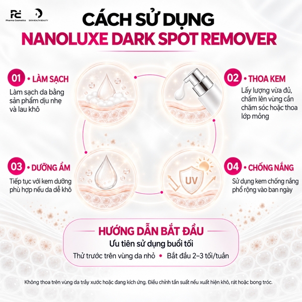 NANOLUXE DARK SPOT REMOVER / KEM TRỊ NÁM CHO DA NHẠY CẢM 