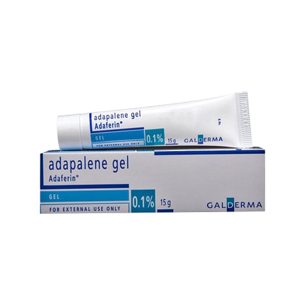 ADAPALENE GEL ADAFERIN 0.1%: Gel Đặc Trị Mụn Ẩn, Mụn Đầu Đen - Cho Làn Da Láng Mịn