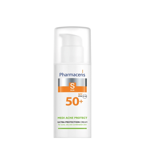 Pharmaceris S Medi Acne Protect SPF 50+: Kem Chống Nắng Kiềm Dầu, Kháng Khuẩn & Ngừa Mụn Chuyên Sâu