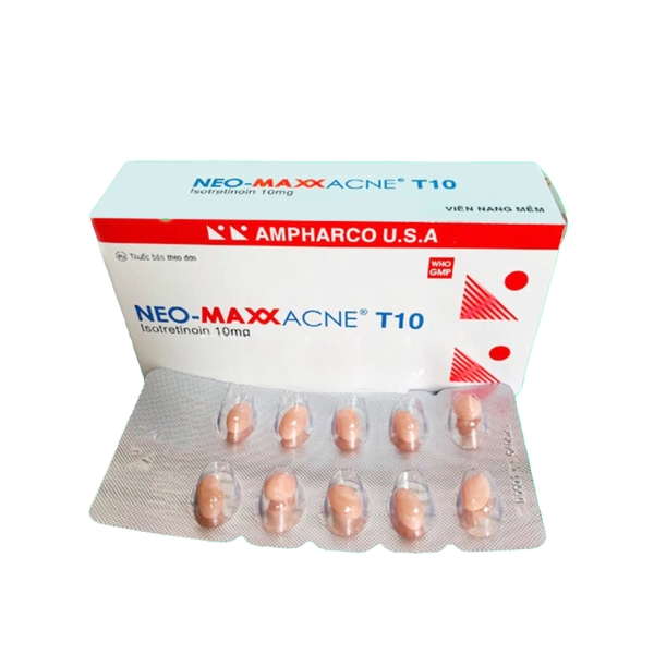 Neo-Maxx Acne T10 – Viên Uống Hỗ Trợ Giảm Mụn Dạng Nang Bọc, Giảm Dầu Nhờn Và Giúp Da Mịn Màng
